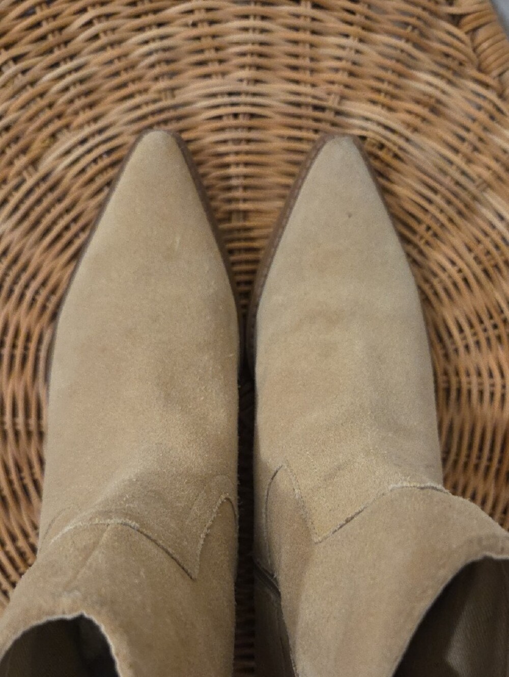 Coconuts by Matisse Tan Suede Fringe Ankle Boots - Picture 3 of 8